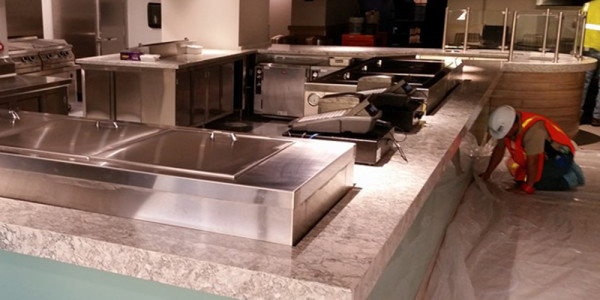 Commercial Kitchen Installation Amalie Stadium