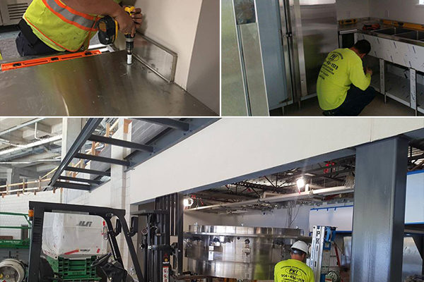 Commercial Kitchen Installation Braves Stadium