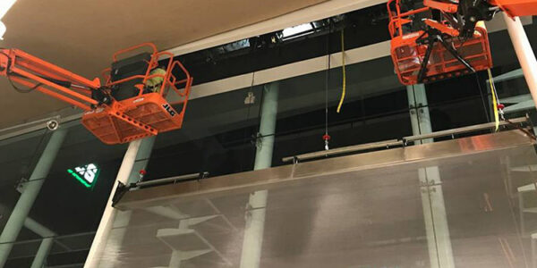 Stainless Steel Waterfall Installation