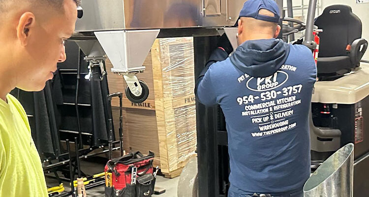 commercial oven installation