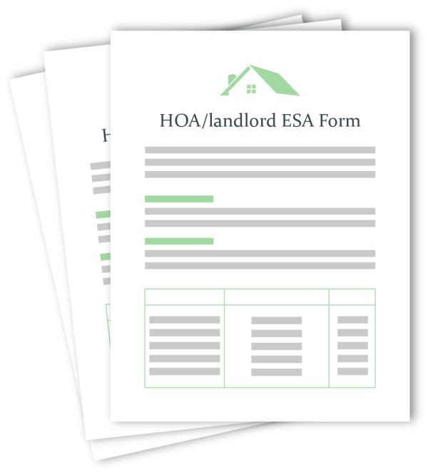 HOA/landlord ESA Form